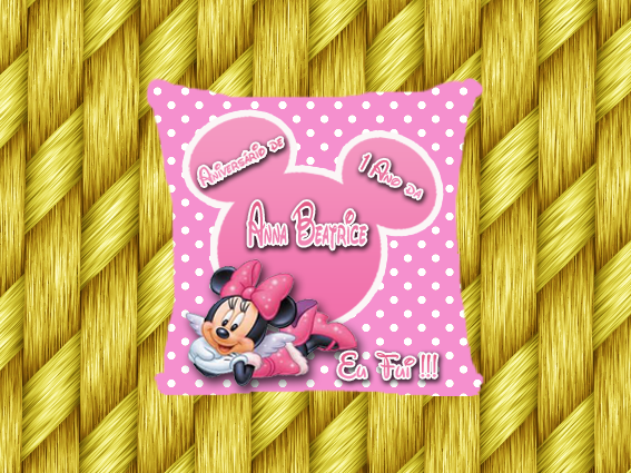 Almofada Personalizada da Minnie